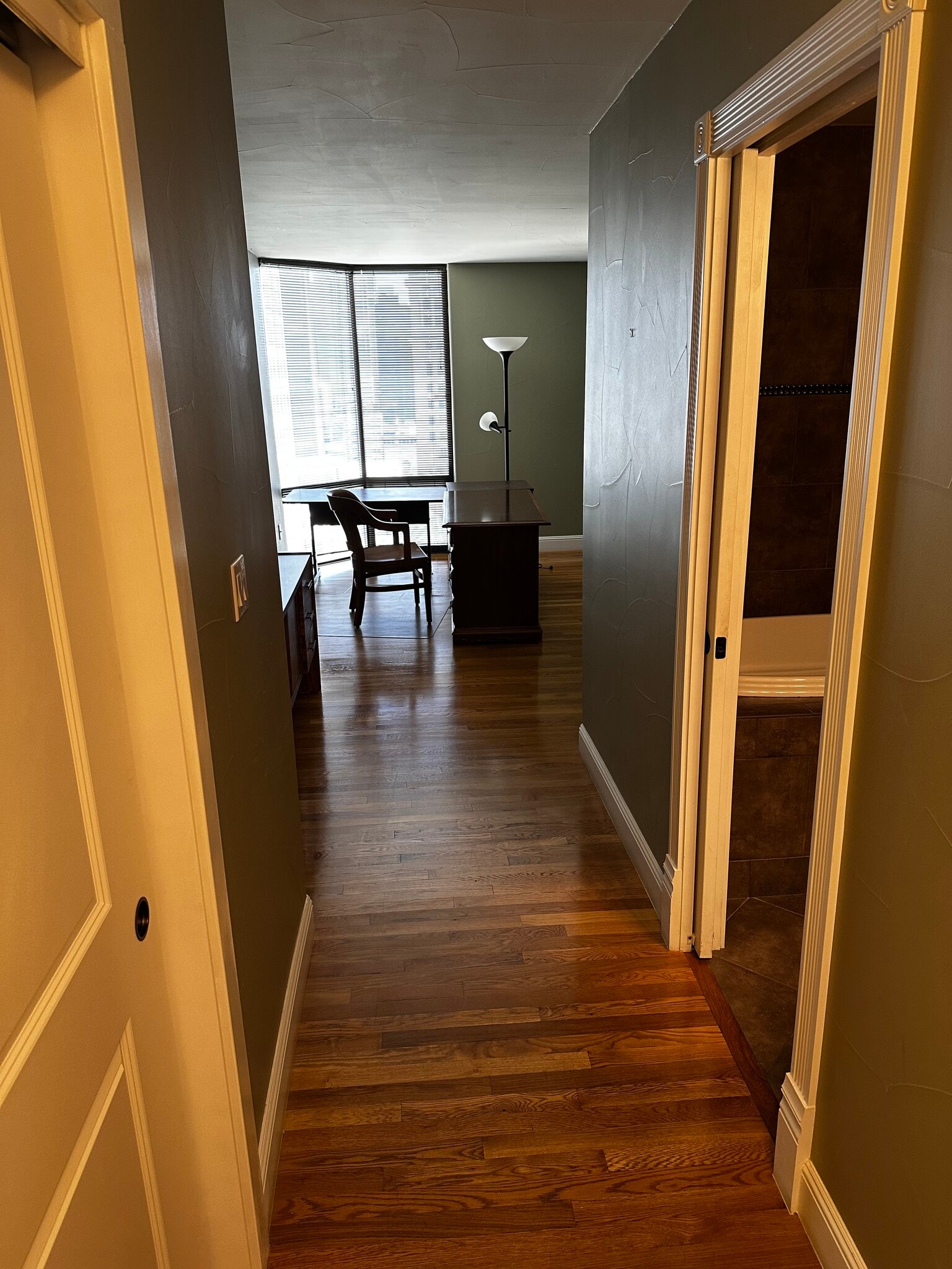 Master Bedroom Entry with Master Bath on the Right - 1625 Larimer St