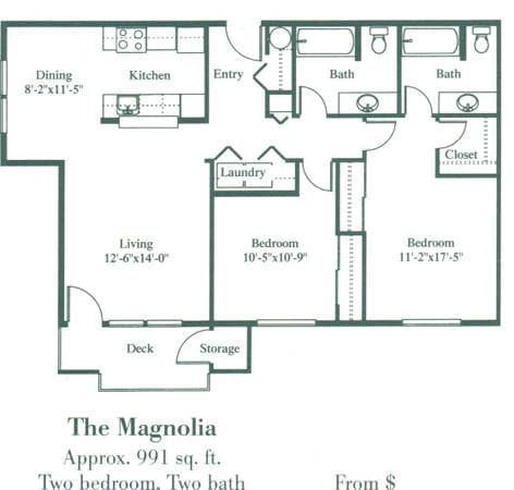 Floorplan - Oak Glen Apartments