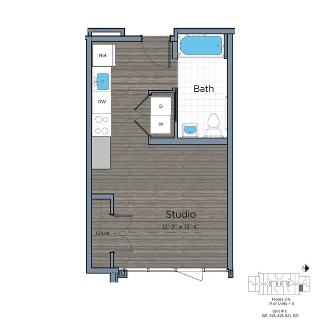 Floorplan - Lex and Leo at Waterfront Station