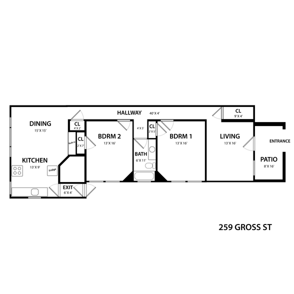 Floor Plan - 259 Gross St