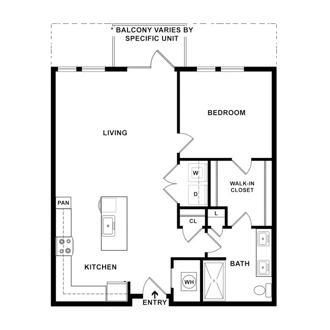 Floorplan - FIFTEEN51 Apartments of Lexington