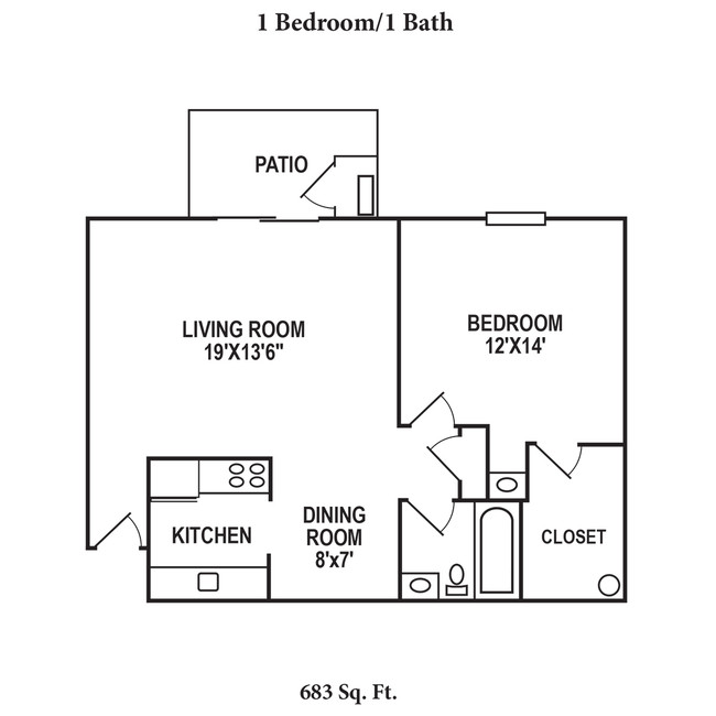 Floorplan - Four Worlds Apartments