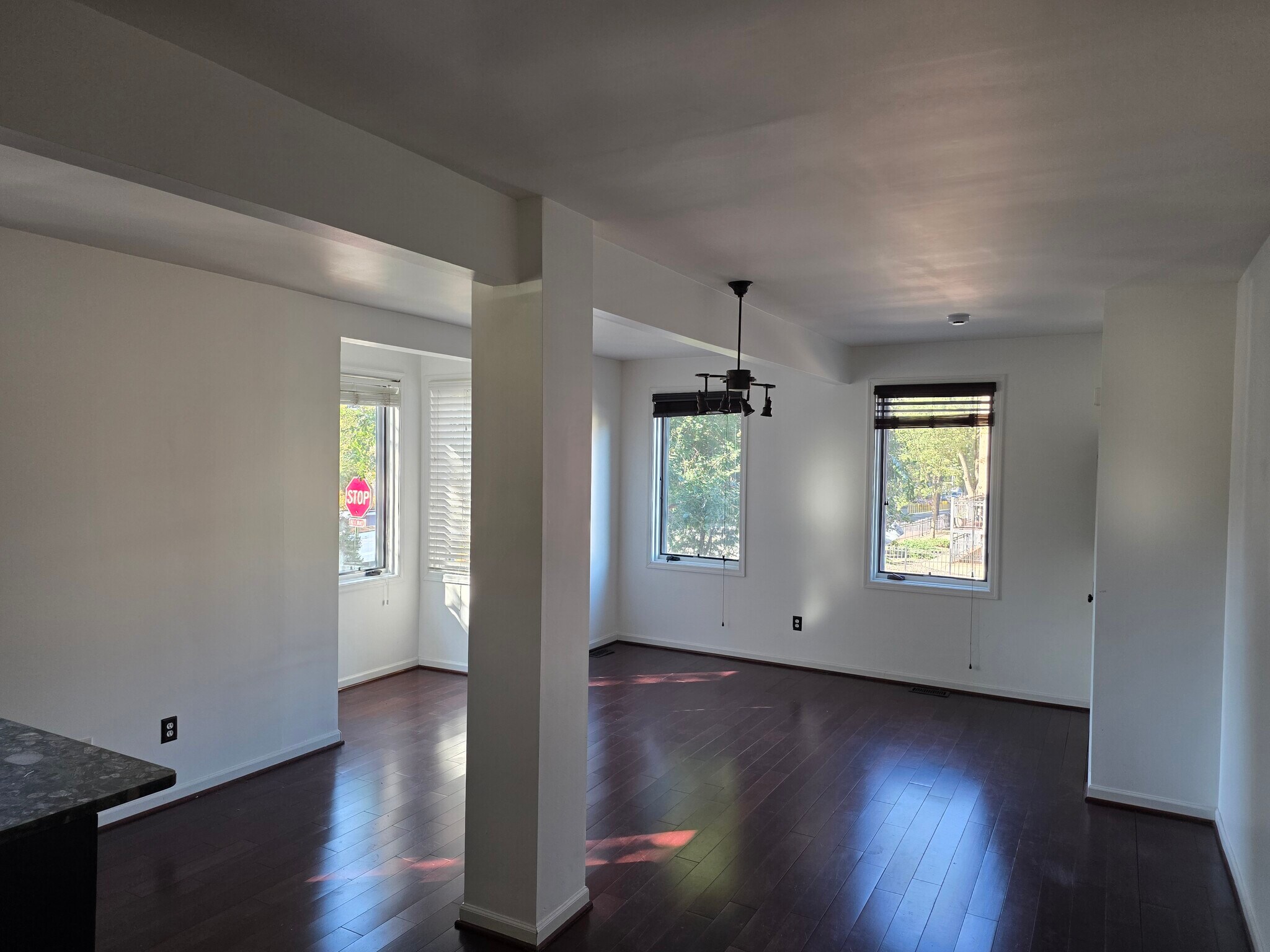 View from kitchen to living room. - 46 N St NW