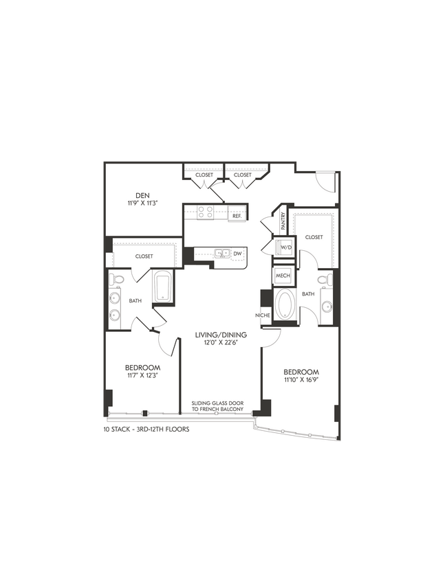 Floorplan - Seventy1Hundred