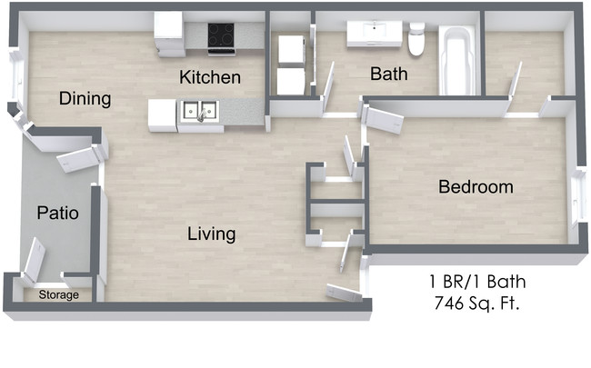 Floorplan - Balmoral Apartments