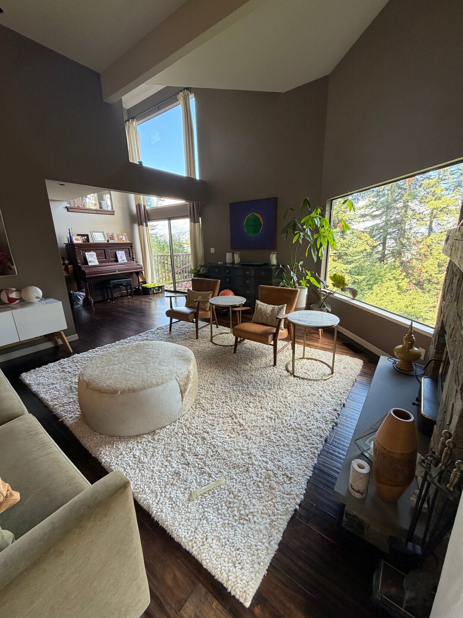 Living room from side door - 108 Oakmont Ave
