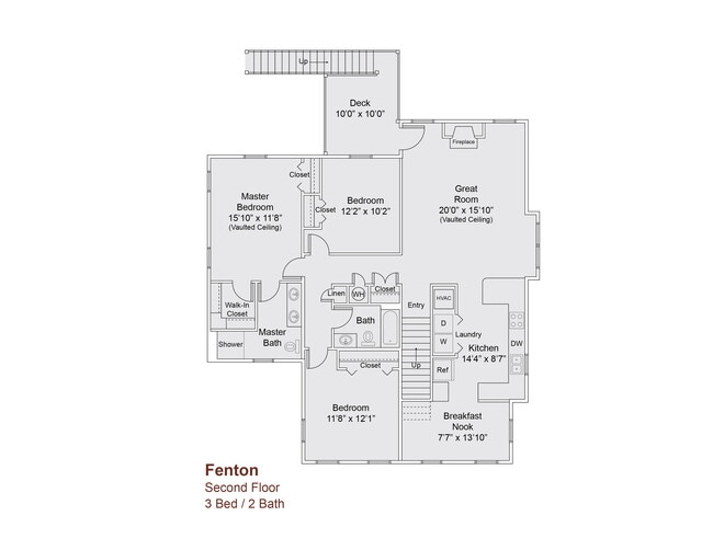 Fenton 2nd Floor - The Courts at Lime Spring