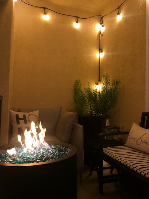 Outdoor retreat at night - 13075 Pacific Promenade