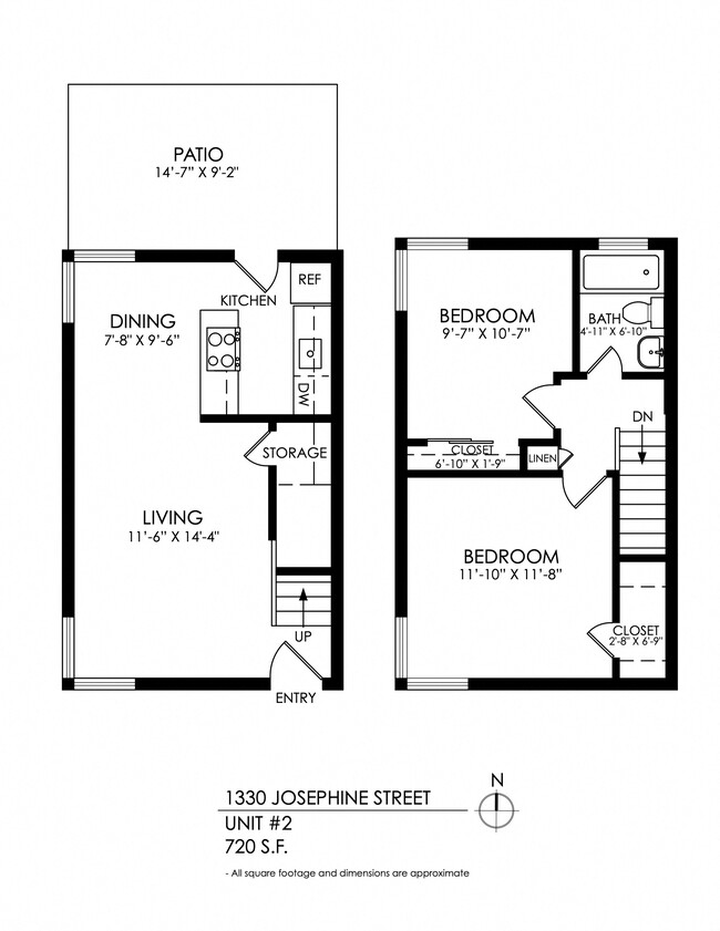 Floorplan - 1330 Josephine Street