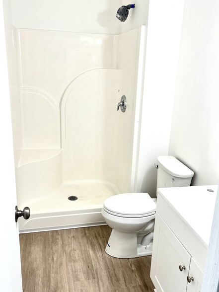 Second bathroom with brand new toilet and vanity - 1921 Acorn Road