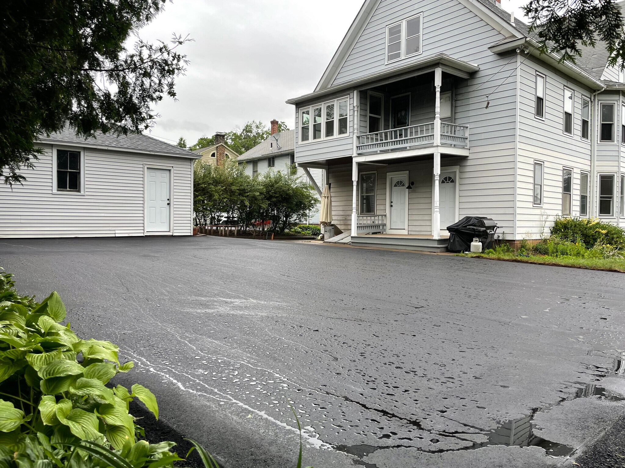 parking area behind house - 24 Winthrop Ter