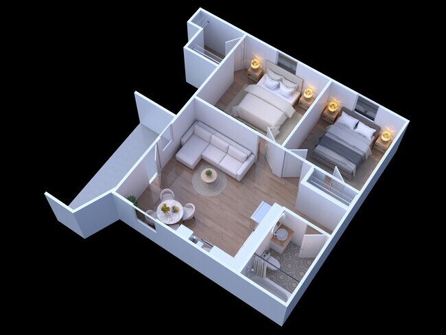 Floorplan - 2204 W San Antonio St