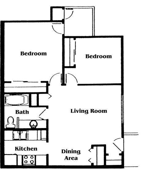 2BR/1BA - Metro on First