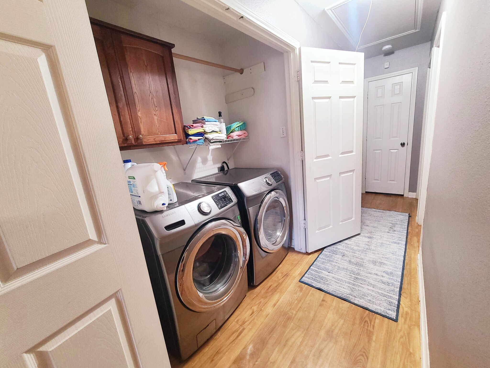 laundry room (in hallway) with washer/dryer hookup - 1607 North 15th A Street