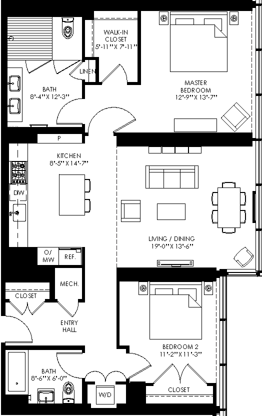 Floorplan - Apartments at Westlight