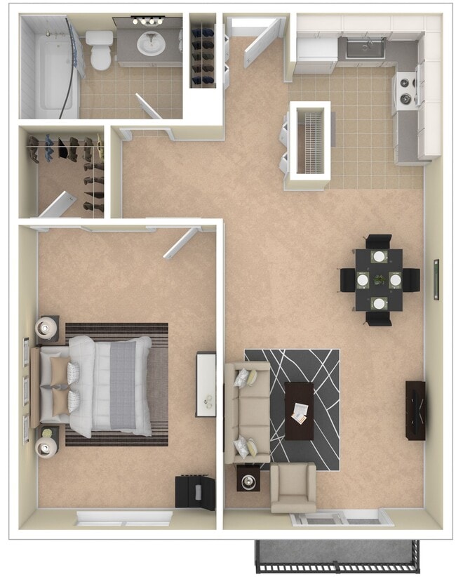 Floorplan - Sunset Station Apartments