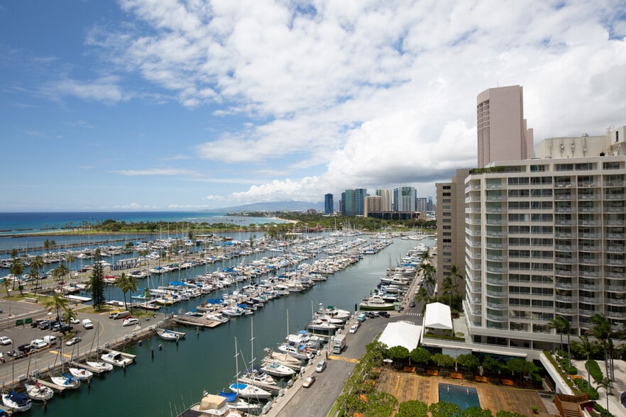 View from unit - 1777 Ala Moana Blvd