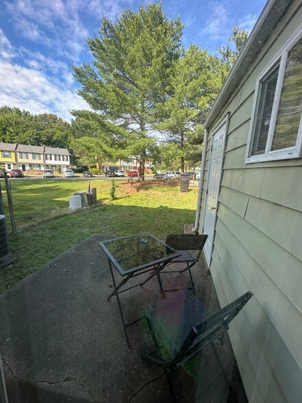 Fenced in back yard, storage shed attached - 221 Cornett St
