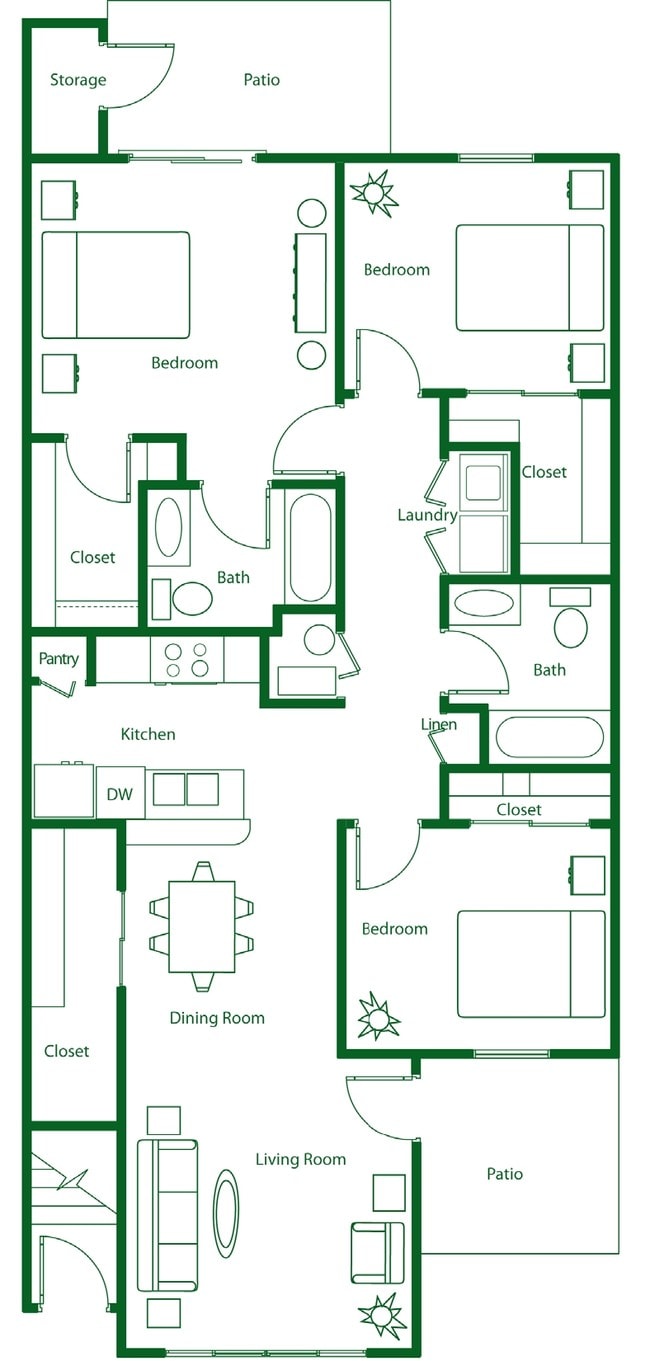 The Masters Apartment Homes 2700 Gleneagles Blvd Valparaiso IN 46383