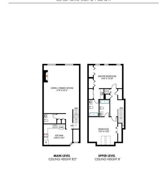 Floor Plan - 1400 East Capitol St NE