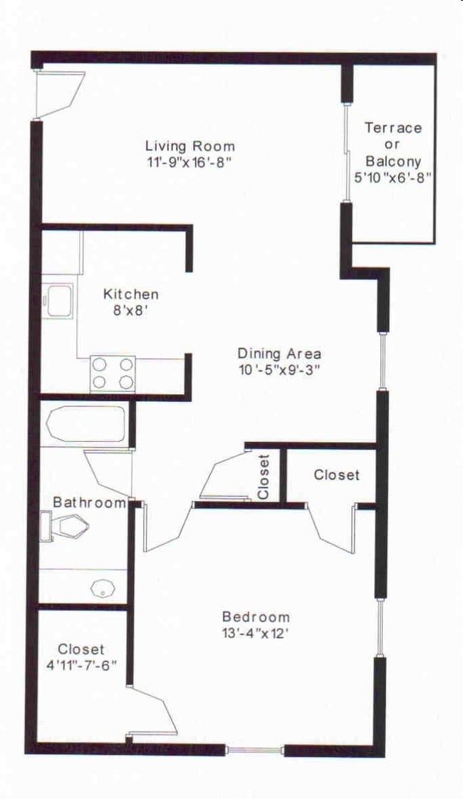 1BR/1BA - Oak Hollow Apartments