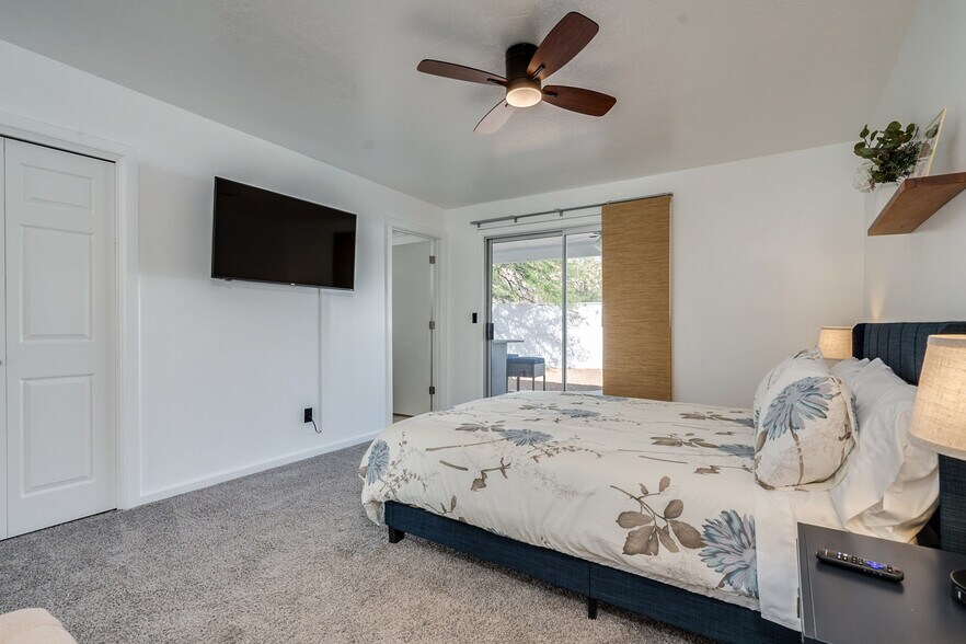 Slider to patio & 55 - 9870 E Celeste Dr