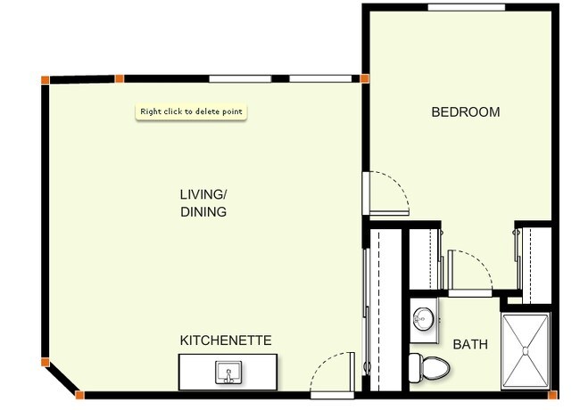 1BR/1BA - The Remington
