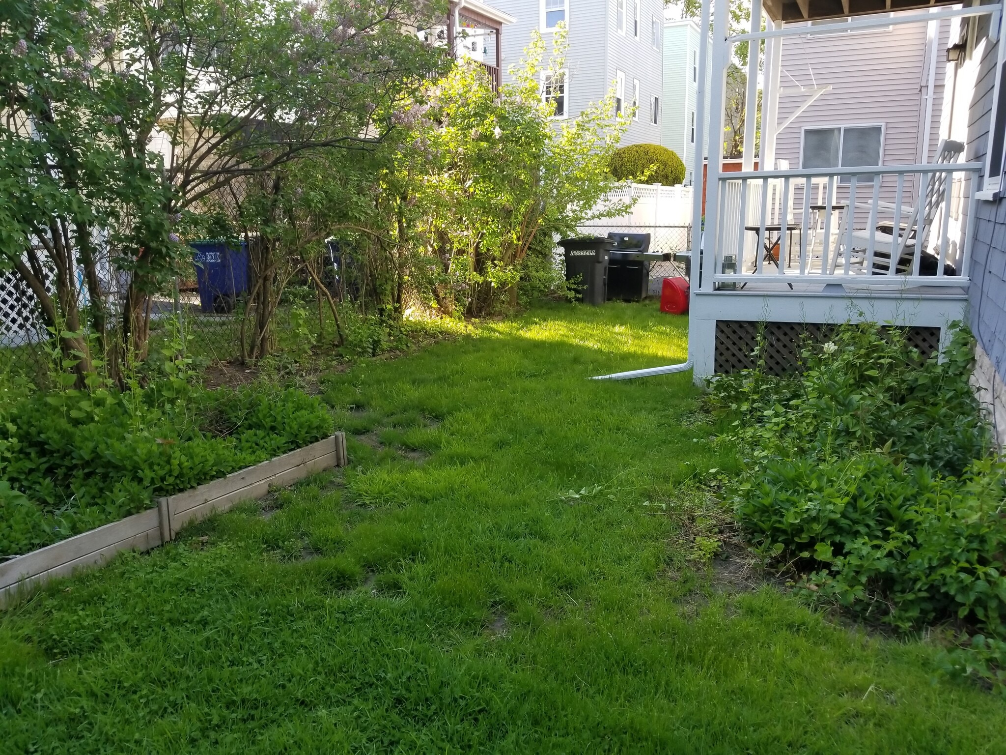 Yard, deck, grill, raised bed gardens - 29 Rose St