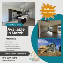 Building Photo - 4-Bedroom, 2-Bathroom Twin Home in South Fargo!