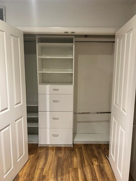 one side of closet - 1310 Roxbury Dr