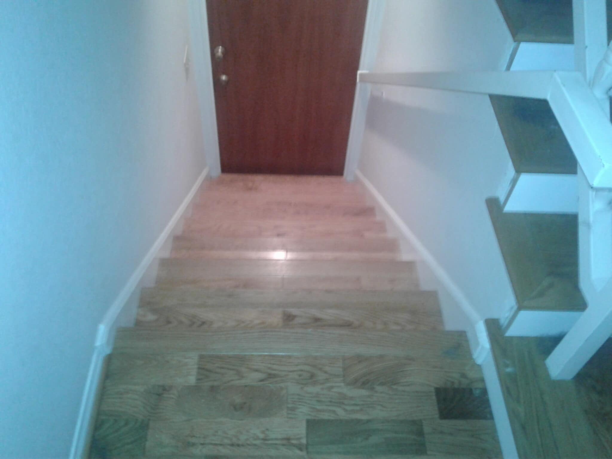 STAIRWAY-NEW HARDWOOD FLOORS TO LOWER BEDROOM#4 - 2106 Clark Ln