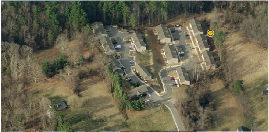 Aerial Photo - Sand Hill Apartments