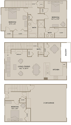 Floorplan - Northshore Townhomes