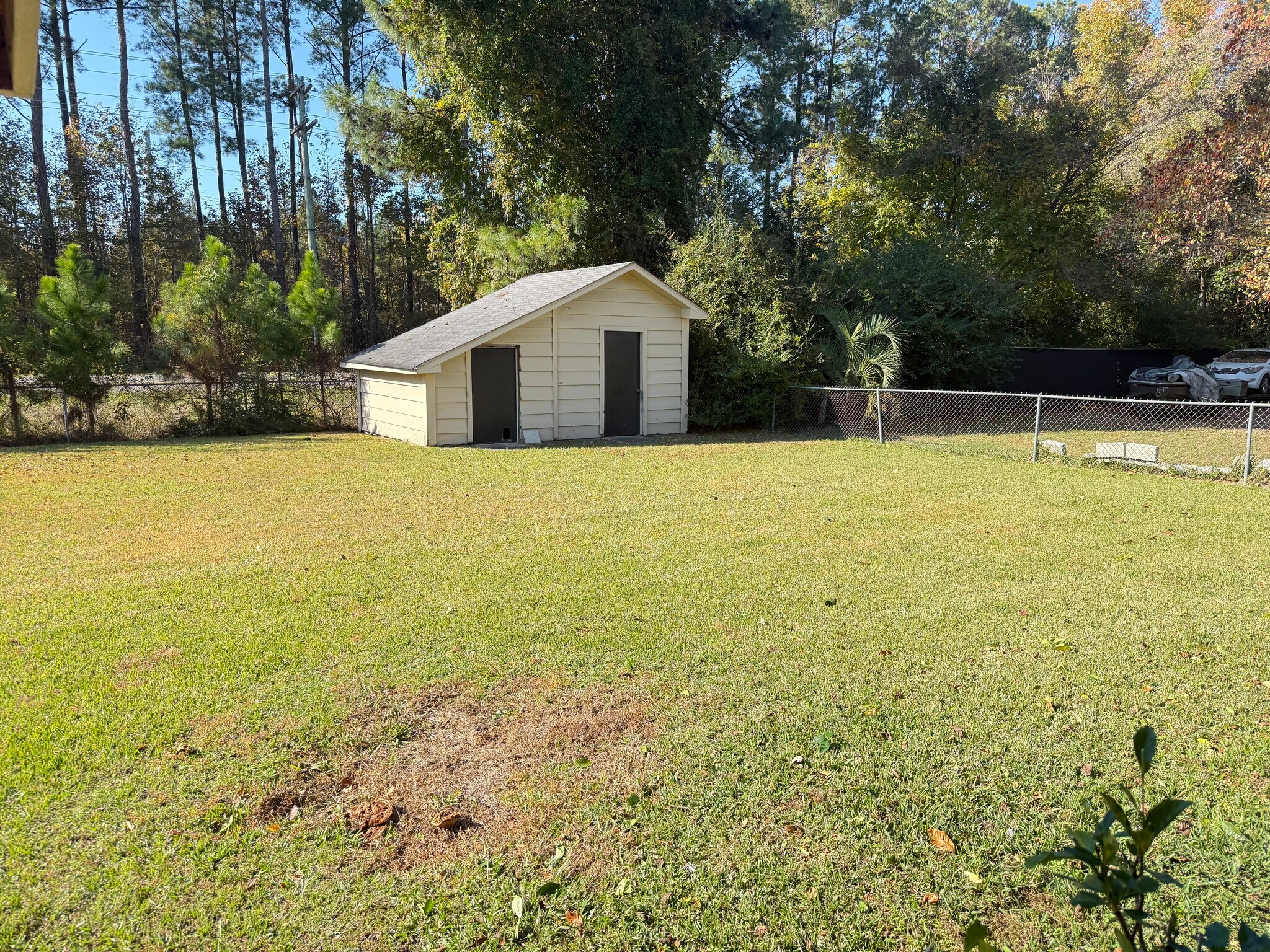 Large Fenced Yard with Shed - 3410 Longwood Ln