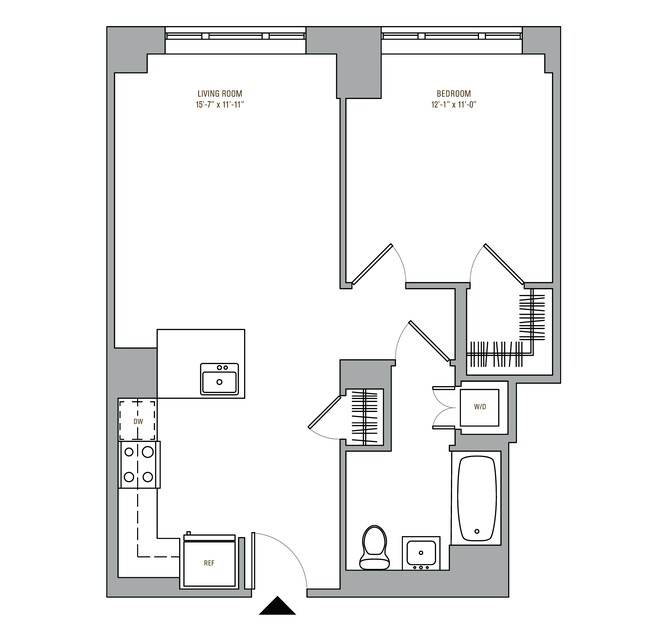 Floorplan - Hoyt & Horn Apartments