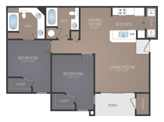 Floorplan - Promenade at Carillon