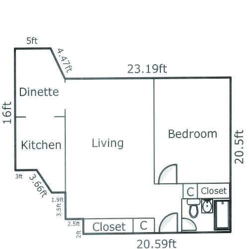 Floorplan - Roosevelt