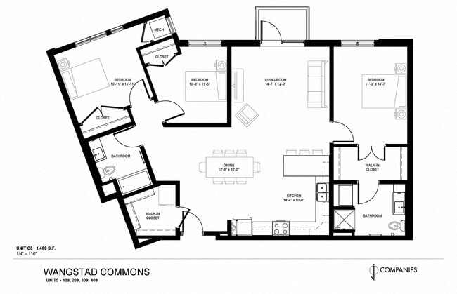 Floorplan - Wangstad Commons
