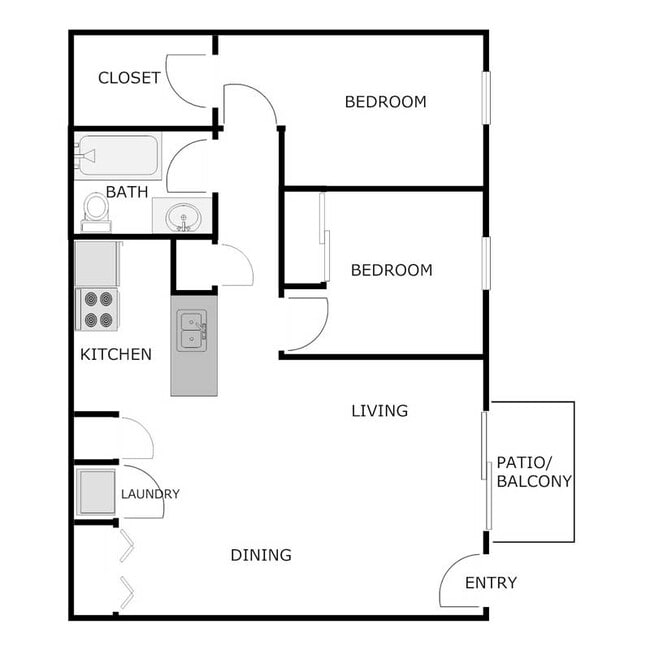 Floorplan - KINGSTON RIDGE APARTMENTS