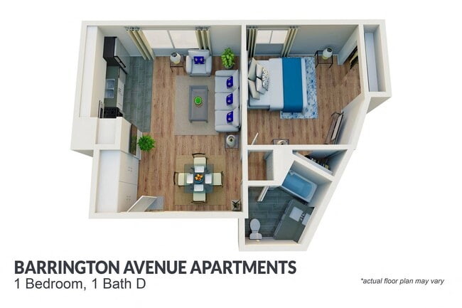 Floorplan - Barrington Avenue Apartment Homes