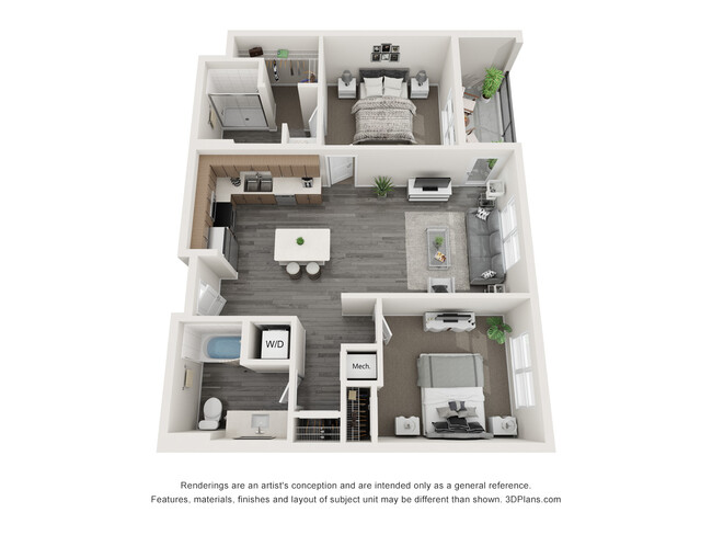 Floorplan - Cortland on the River