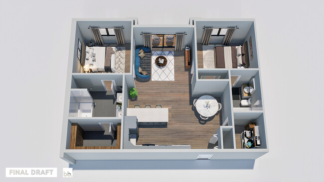 Floorplan - Creek Town Flats