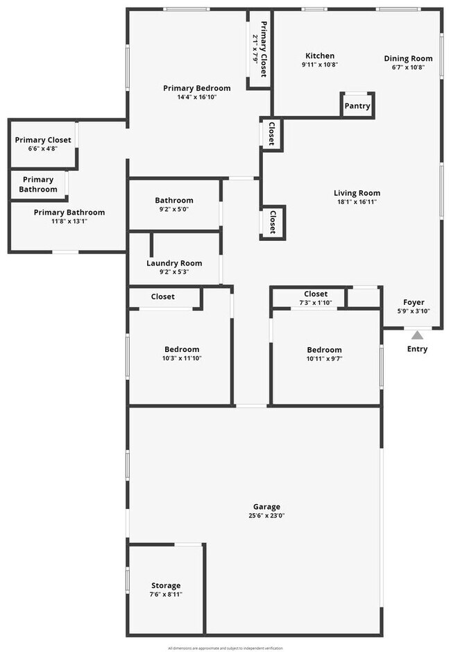 Building Photo - 3 bedroom 2 bathroom ranch style home in C...
