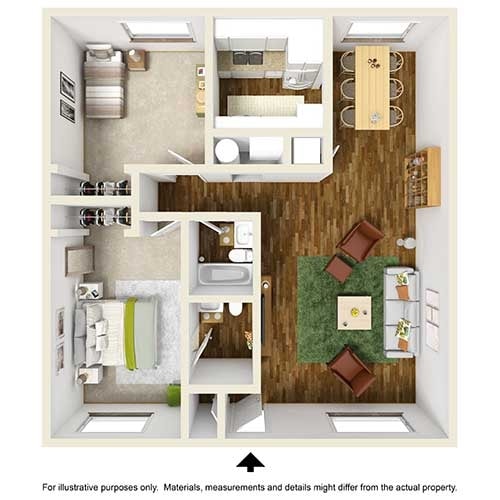 2BR/1.5BA - The Preserve at Crestwood