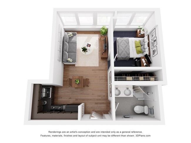 A4 Floor Plan - University Plaza Apartments