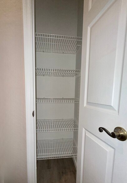 Linen closet beside bathroom - 7123 Yacht Basin Ave