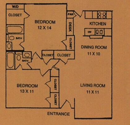 2BR/2BA - Preston Del Norte I