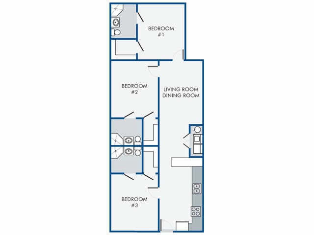 3x3 - The Edge Student Apartments