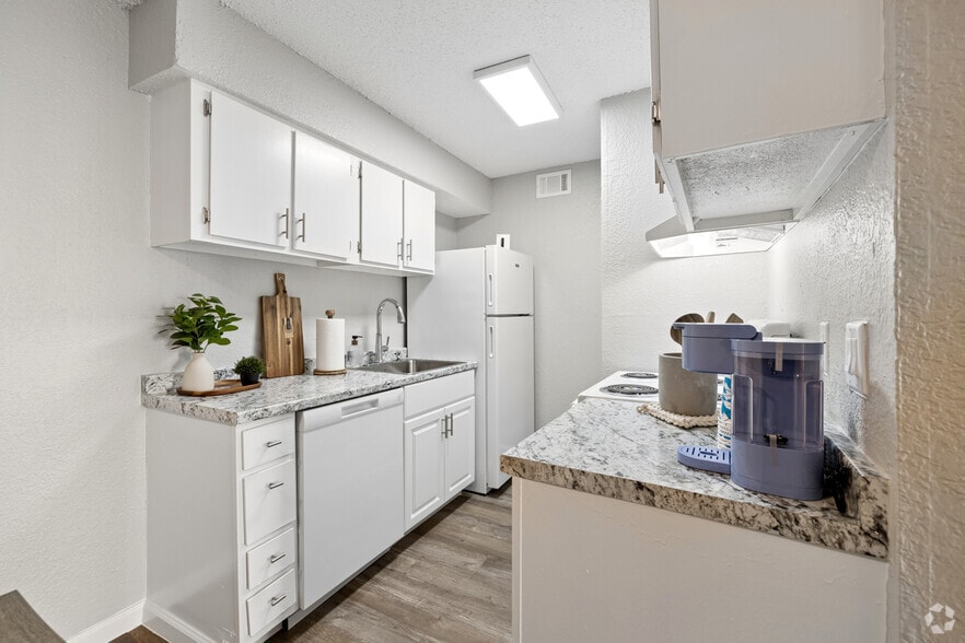 A1 1BR, 1BA - 700SF - Kitchen - The Arlo at River's Edge