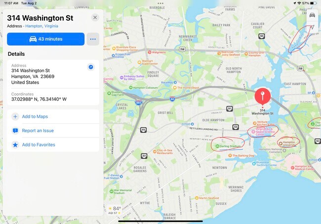 Great location key points - 314 Washington St